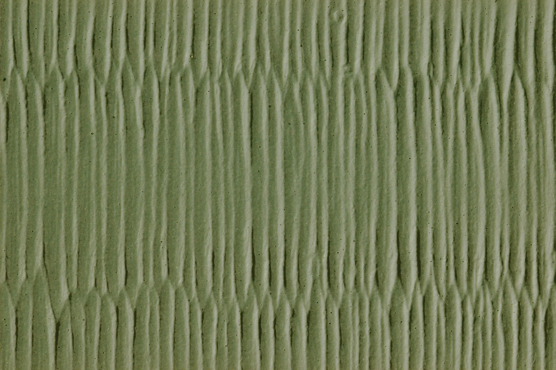 green vinyl covering