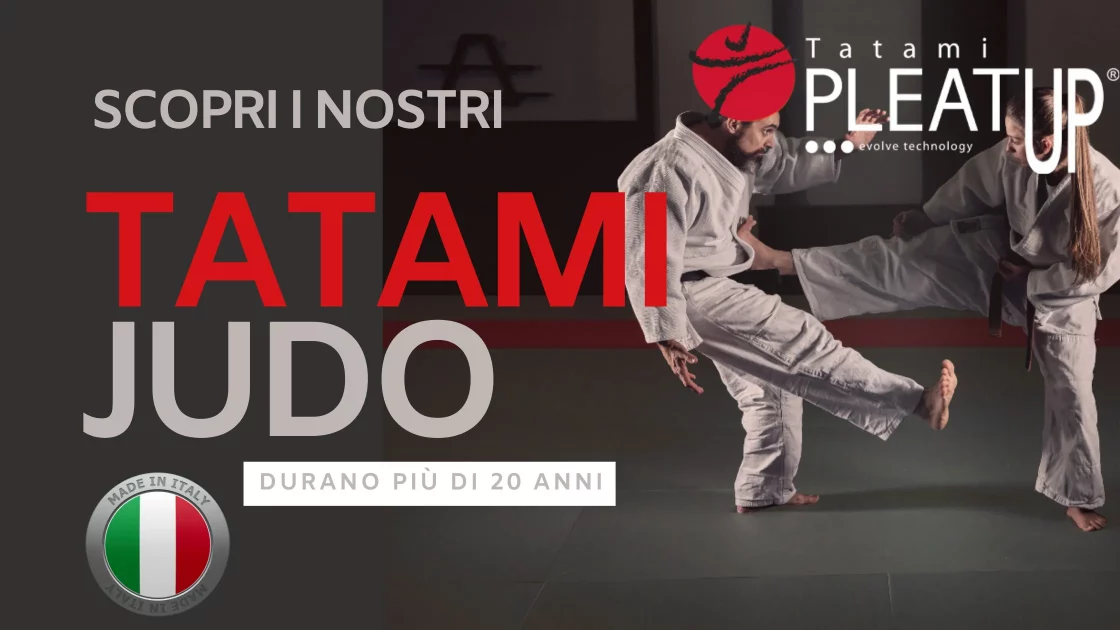 Judo tatami made in Italy last more than 20 years