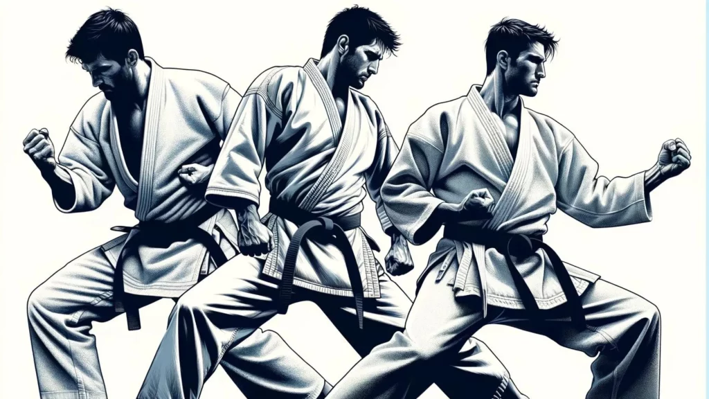 différences judo karaté jujistu