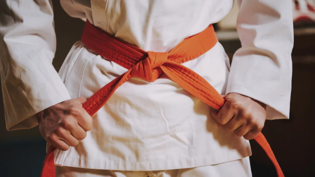 Ceinture de judo orange