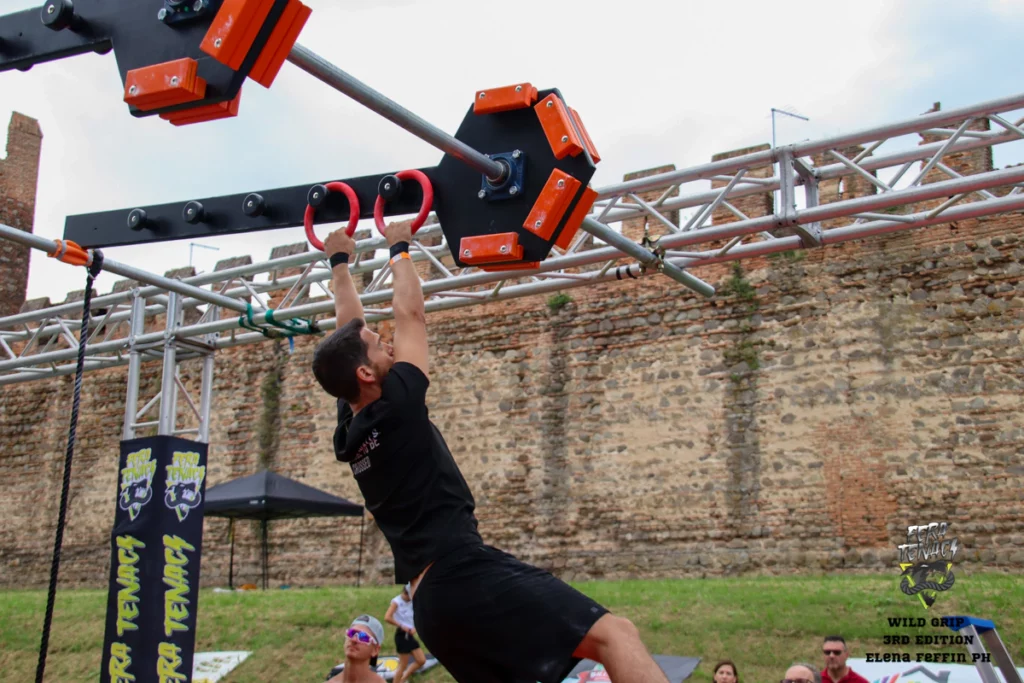 Montagnana OCR route September 14, 2024 with obstacles and athletes competing