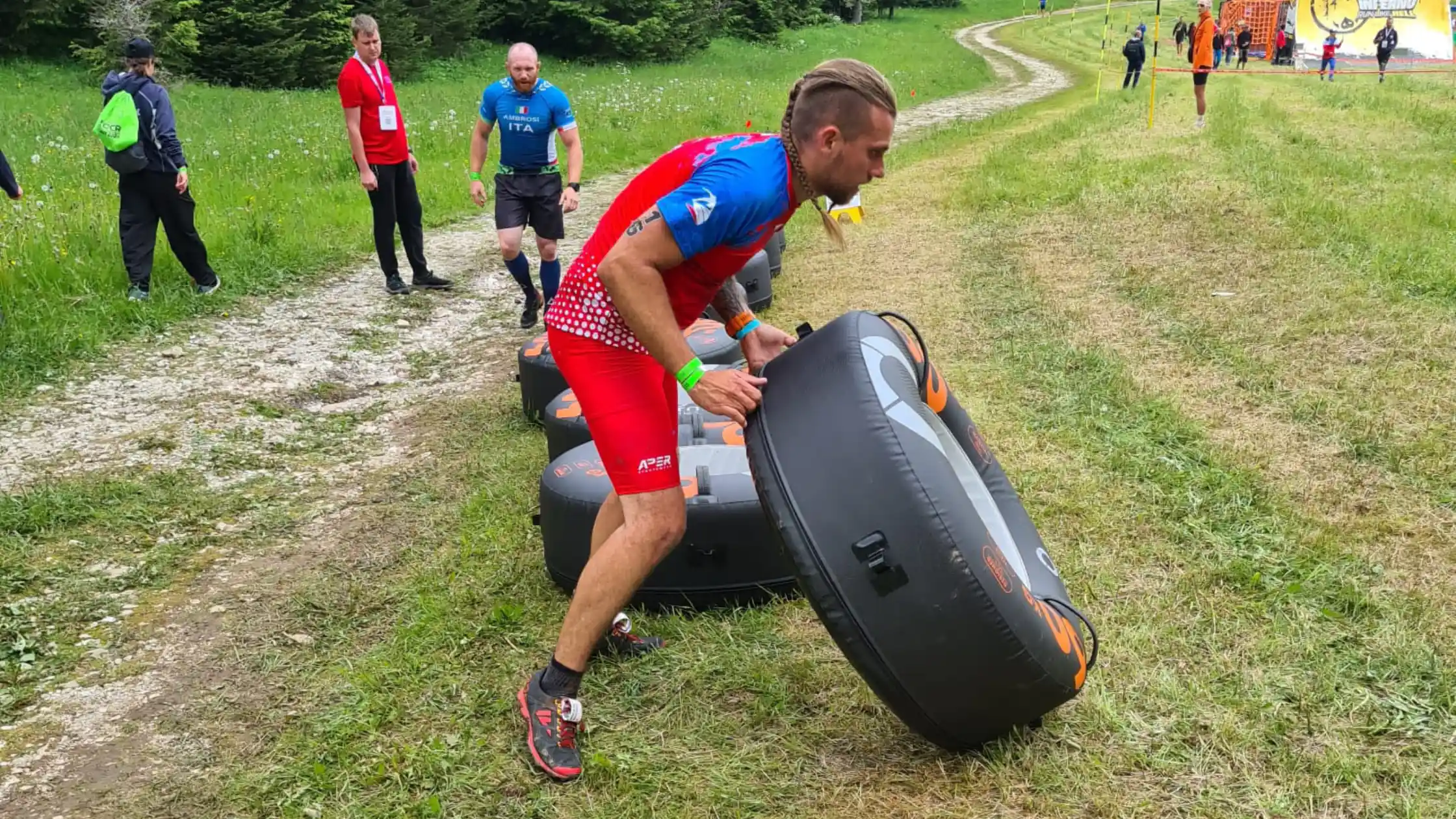 OCR European Championship 2024 training with wheel