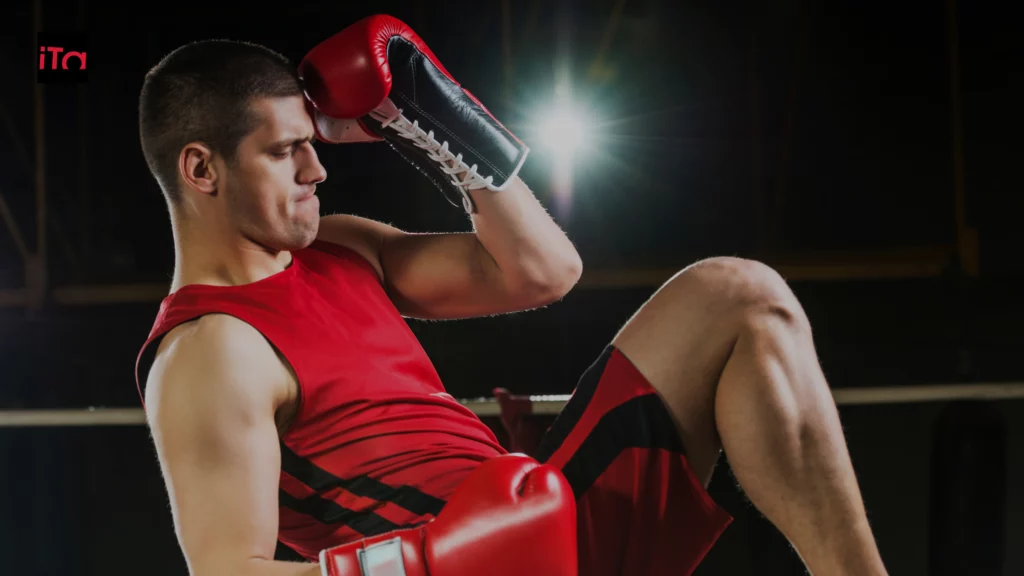 uomo allenamento kickboxing