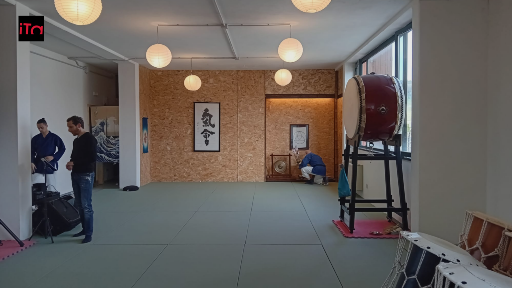 Traditional green tatami mats made to measure - Master Daniele Agresti (ASD KIKAI DOJO
