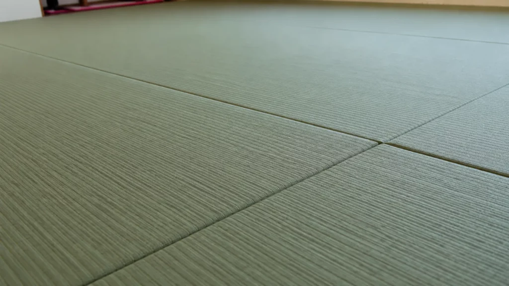 focus sul tatami tradizionale di Kikai Dojo
